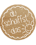 Woodies Stamp - Du schaffst das