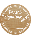 Woodies Stamp - Parent Signature