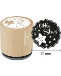 Woodies Rubber Stamp - little Star 