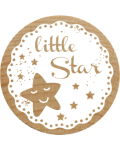 Woodies Stamp - little Star