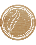 Woodies Stamp - Feather