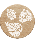 Woodies Stamp - 3 leaves