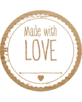 Woodies Stamp - Made with love