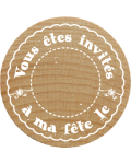 Woodies Stamp - Vous êtes invités à ma fête le