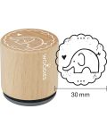 Woodies Stamp - Elephant