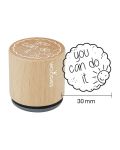 Woodies Rubber Stamp - you can do it