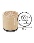 Woodies Rubber Stamp - 100% handmade inside