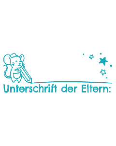 NIO School - Unterschrift - fresh mint