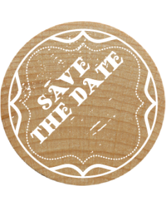 Woodies Stamp - Save the date