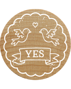 Woodies Stamp - Yes