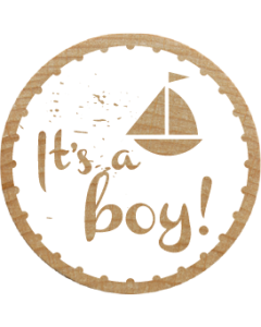 Woodies Stamp - It’s a boy