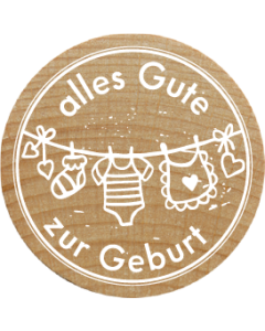 Woodies Stamp - alles Gute zur Geburt