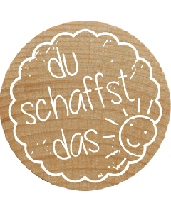 Woodies Stamp - Du schaffst das