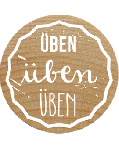 Woodies Stamp - üben üben üben