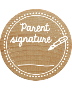 Woodies Stamp - Parent Signature