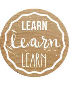 Woodies Stamp - LEARN learn LEARN