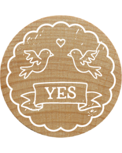 Woodies Stamp - Yes