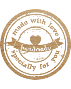 Woodies Stamp - made with love specially for you