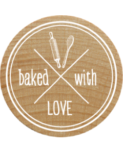 Woodies Stamp - Baked with love