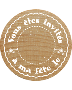 Woodies Stamp - Vous êtes invités à ma fête le