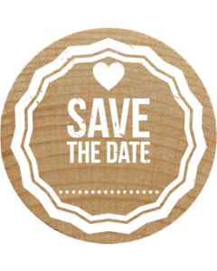 Woodies Stamp - Save the Date