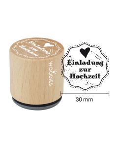 Woodies Motivstempel - Einladung zur Hochzeit