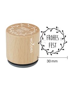 Woodies Motivstempel - Frohes Fest