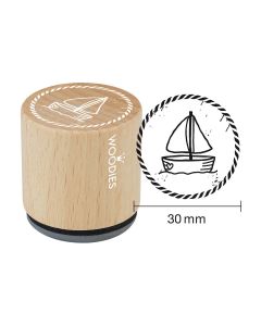 Woodies Stamp - Sailboat