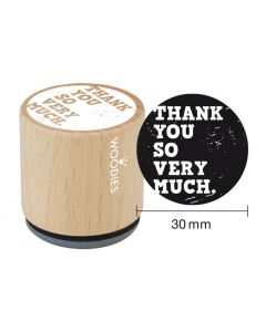 Woodies Rubber Stamp - Thank you so very much