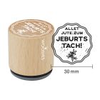 Woodies Motivstempel - Berlin - Allet Jute zum Jeburtstach